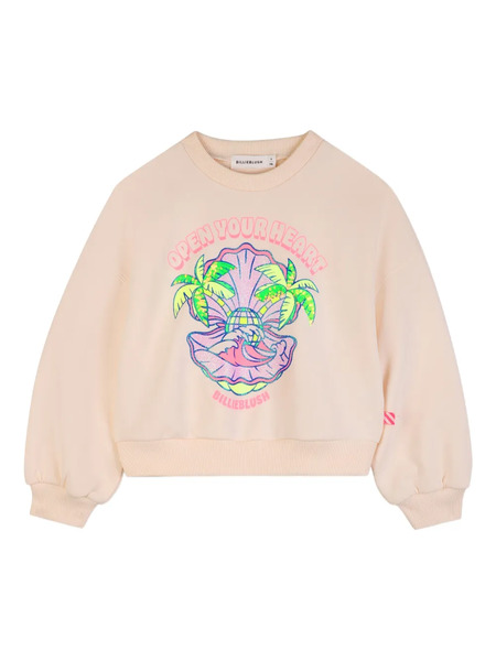  Billieblush Graphic Sweatshirt - Orange 