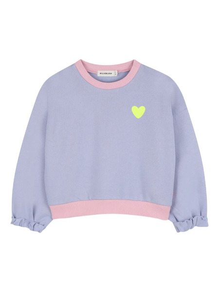  Billieblush Heart-detail Sweatshirt - Purple 