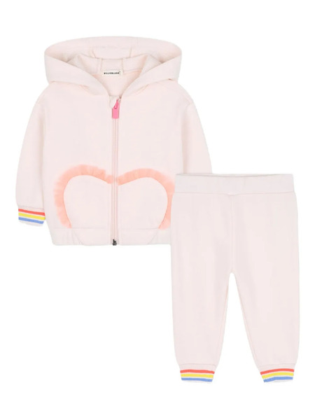  Billieblush Hooded Sweatshirt And Joggers Set - Pink 
