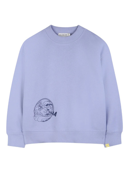  Billieblush Illustration-print Sweater - Purple 