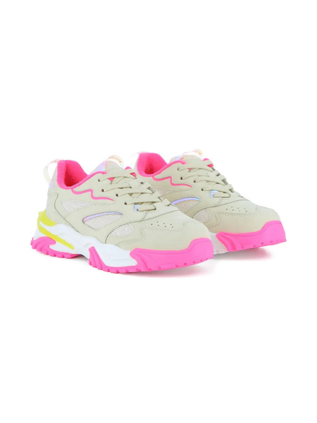  Billieblush Lace-up Panelled Sneakers - Neutrals 