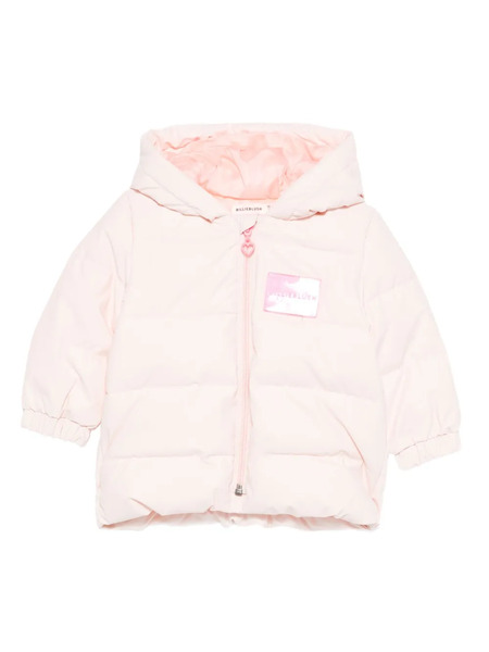  Billieblush Logo-patch Padded Jacket - Pink 