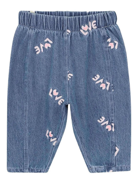  Billieblush Love-embroidered Jeans - Blue 