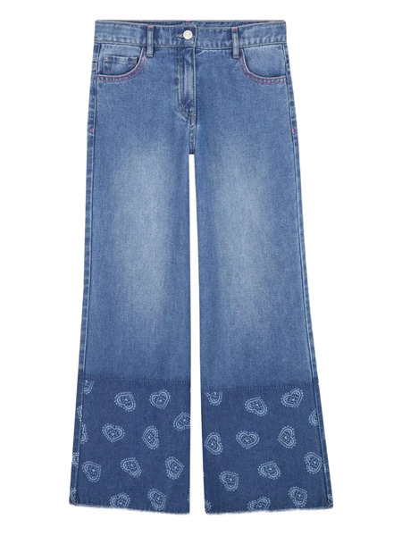  Billieblush Paisley-print Jeans - Blue 