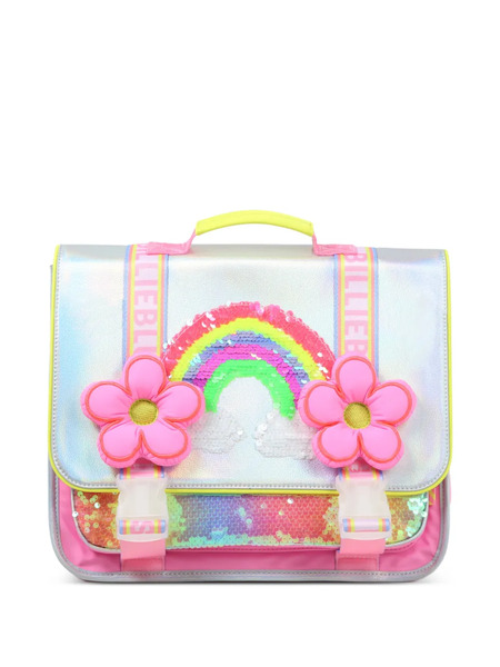  Billieblush Rainbow Sequin-embellished Satchel - White 
