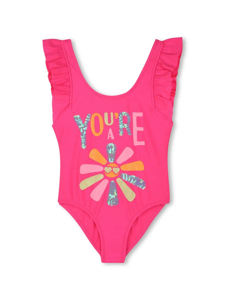  Billieblush Ruffled Swimsuit - Pink 