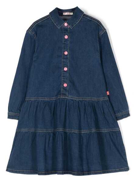  Billieblush Sequin Denim Dress - Blue 