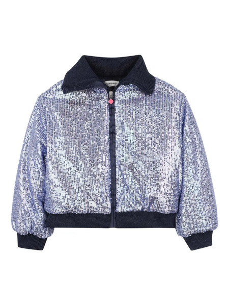  Billieblush Sequin-embellished Bomber Jacket - Blue 