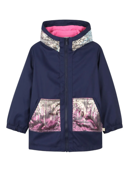  Billieblush Sequin-embellished Hooded Jacket - Blue 
