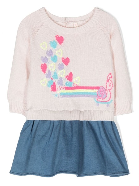  Billieblush Sequin-embellished Knitted Dress - Pink 
