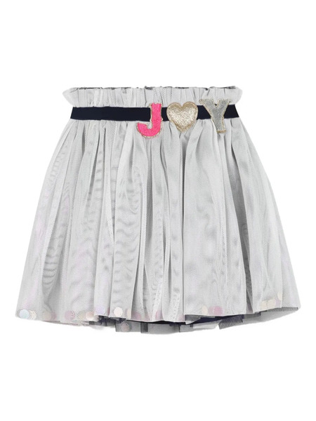 Billieblush Sequin-embellished Pleated Skirt - White 