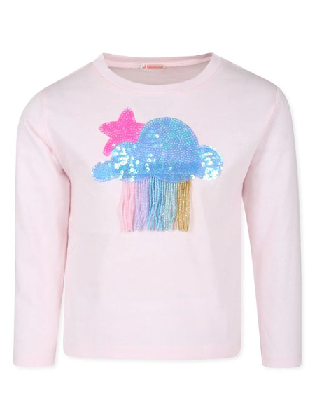  Billieblush Sequin-embellished T-shirt - Pink 