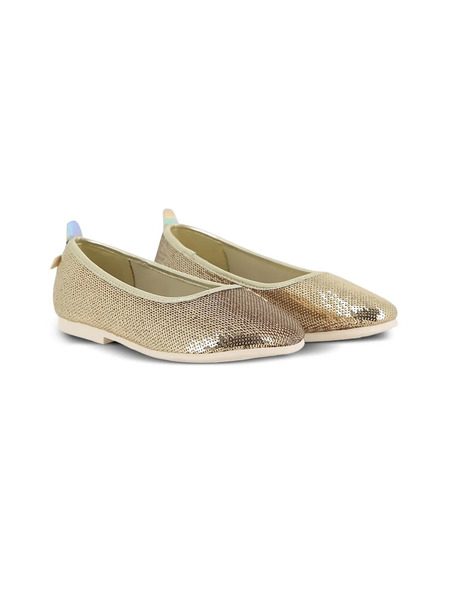  Billieblush Sequined Ballerinas - Gold 