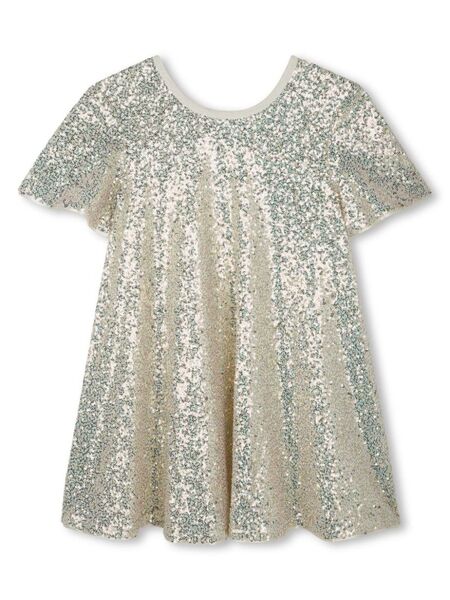  Billieblush Sequined Dress - Silver 
