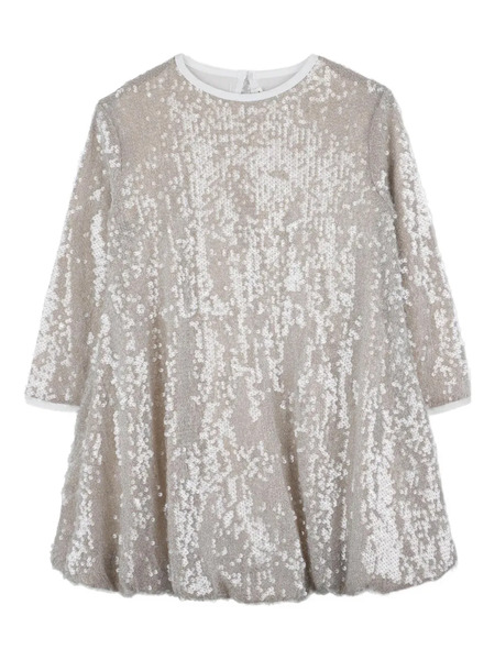  Billieblush Sequined Flared Dress - Gold 