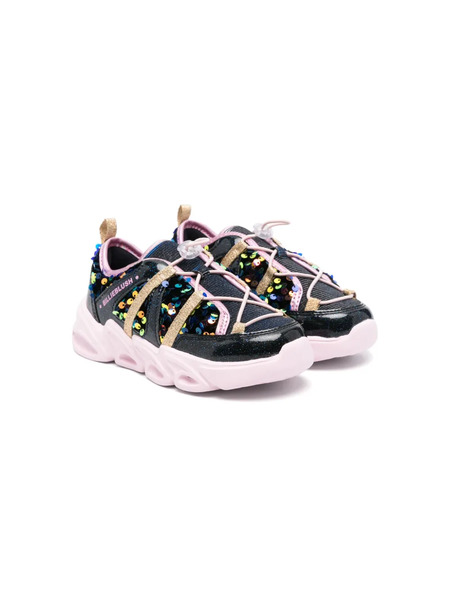  Billieblush Sequined Sneakers - Black 
