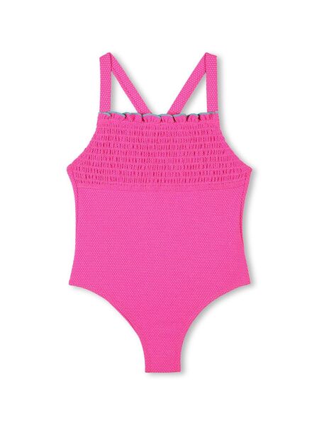  Billieblush Smocked Swimsuit - Pink 