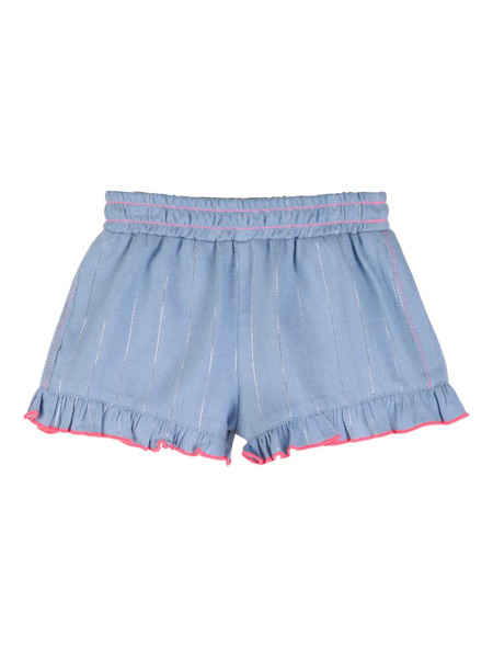  Billieblush Striped Ruffled Shorts - Blue 