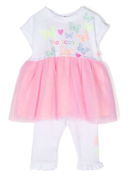  Billieblush Tutu Dress-leggings Set - White 