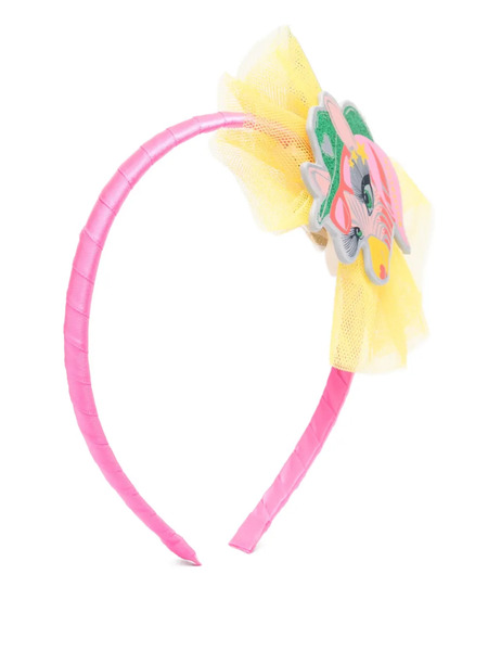  Billieblush Zebra-design Tulle Headband - Pink 