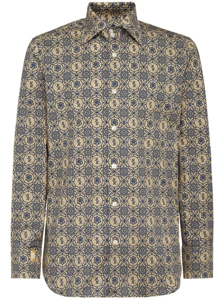 Billionaire Cotton Shirt - Neutrals 