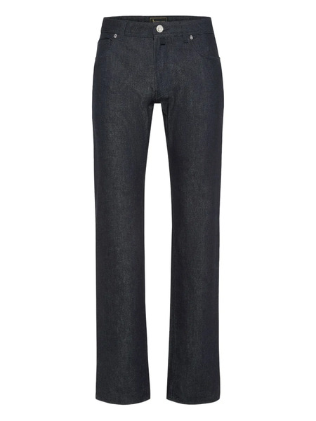  Billionaire Daddy Five-pocket Jeans - Blue 