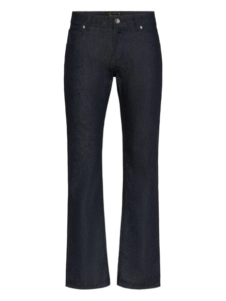  Billionaire Five-pocket Logo Jeans - Blue 