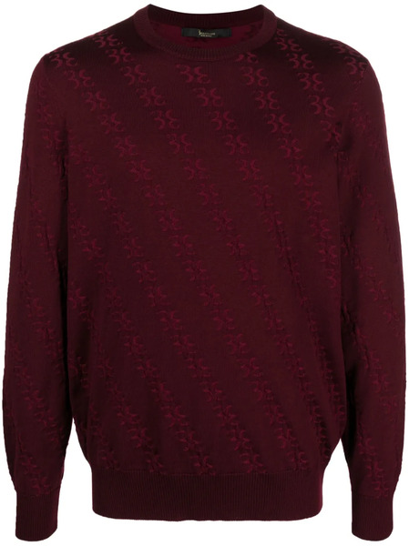 Billionaire Merino-blend Jumper - Red 