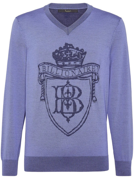  Billionaire Silk Pullover - Purple 