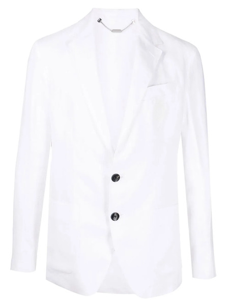  Billionaire Single-breasted Tailored Blazer - White 