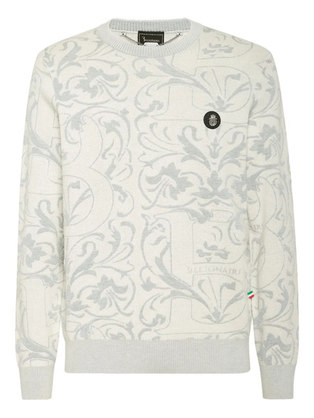  Billionaire Wool Sweater - White 