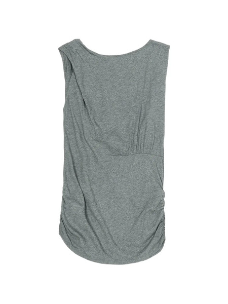  Bimba Y Lola Backless Ruched Tank Top - Grey 