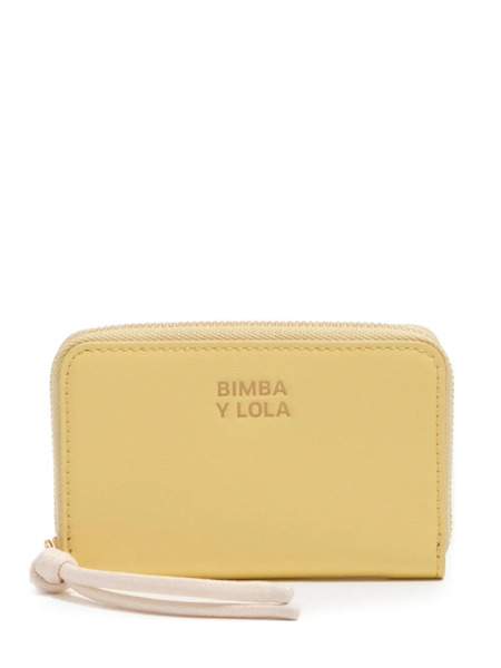  Bimba Y Lola Banana Zip Leather Wallet - Yellow 