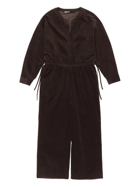  Bimba Y Lola Drawstring Corduroy Jumpsuit - Brown 