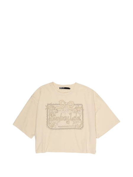  Bimba Y Lola Graphic-print T-shirt - Neutrals 