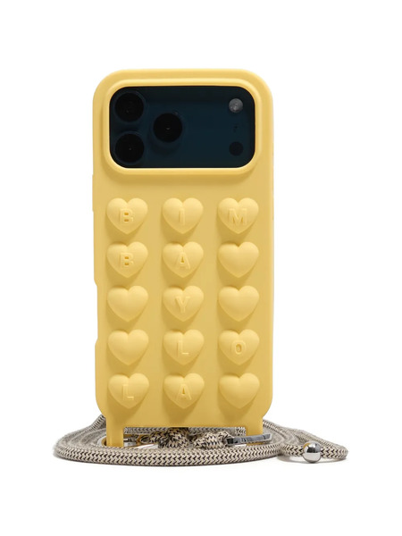  Bimba Y Lola Heart-motif Phone Case - Yellow 
