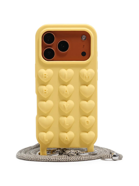  Bimba Y Lola Heart-motif Phone Case - Yellow 