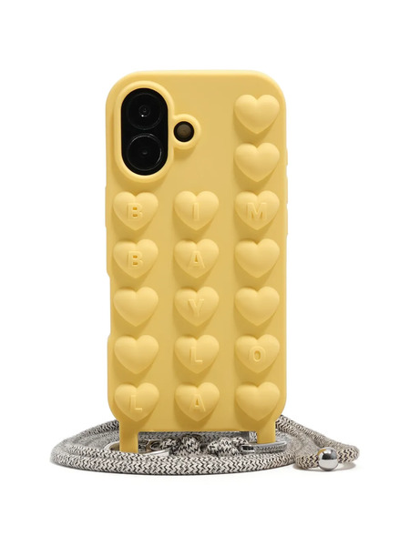  Bimba Y Lola Heart-motif Phone Case - Yellow 