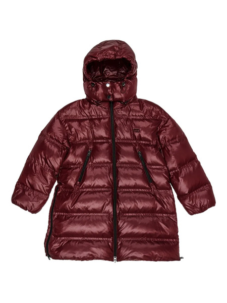  Bimba Y Lola Hooded Puffer Coat - Red 