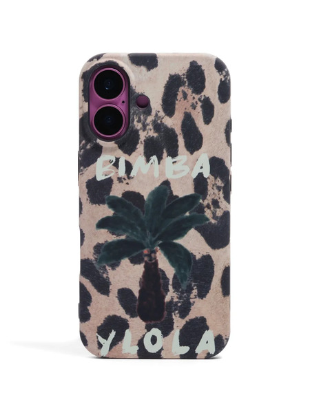  Bimba Y Lola Iphone 16 Animal-print Phone Case - Neutrals 