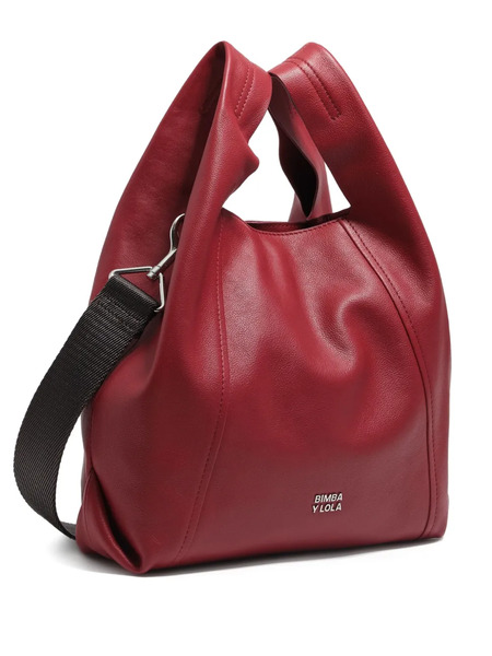  Bimba Y Lola Leather Shoulder Bag - Red 