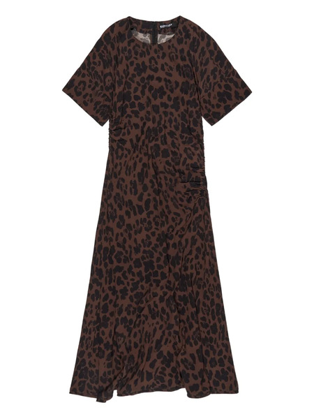  Bimba Y Lola Leopard Maxi Dress - Brown 