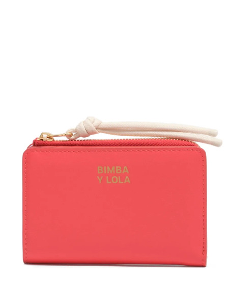  Bimba Y Lola Logo-detail Leather Wallet - Red 