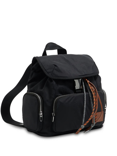  Bimba Y Lola Medium Logo-patch Backpack - Black 