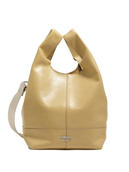  Bimba Y Lola Medium Paper Tote Bag - Neutrals 