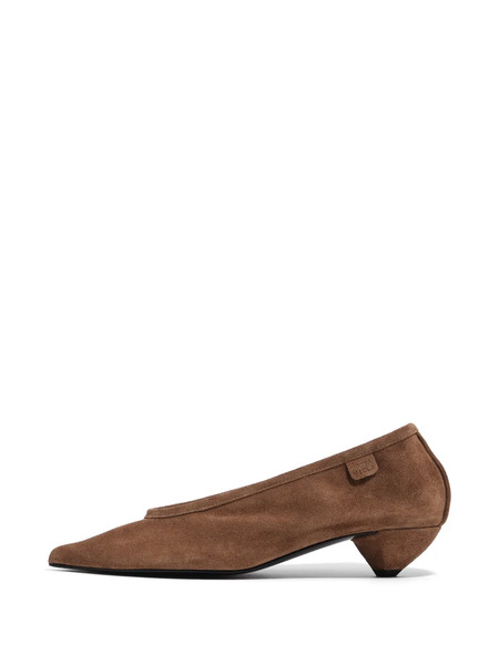  Bimba Y Lola Pointed Leather Pumps - Brown 