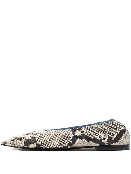 Bimba Y Lola Pointed-toe Flat Pumps - White 