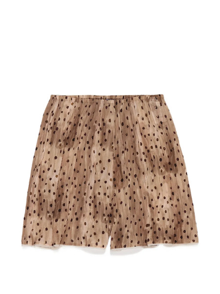  Bimba Y Lola Polka-dot-print Shorts - Neutrals 