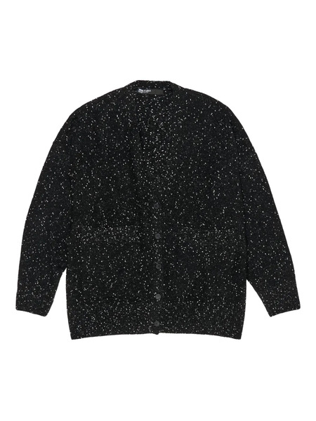  Bimba Y Lola Speckled V-neck Cardigan - Black 