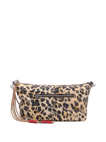  Bimba Y Lola Trapecio Leopard-print Shoulder Bag - Neutrals 
